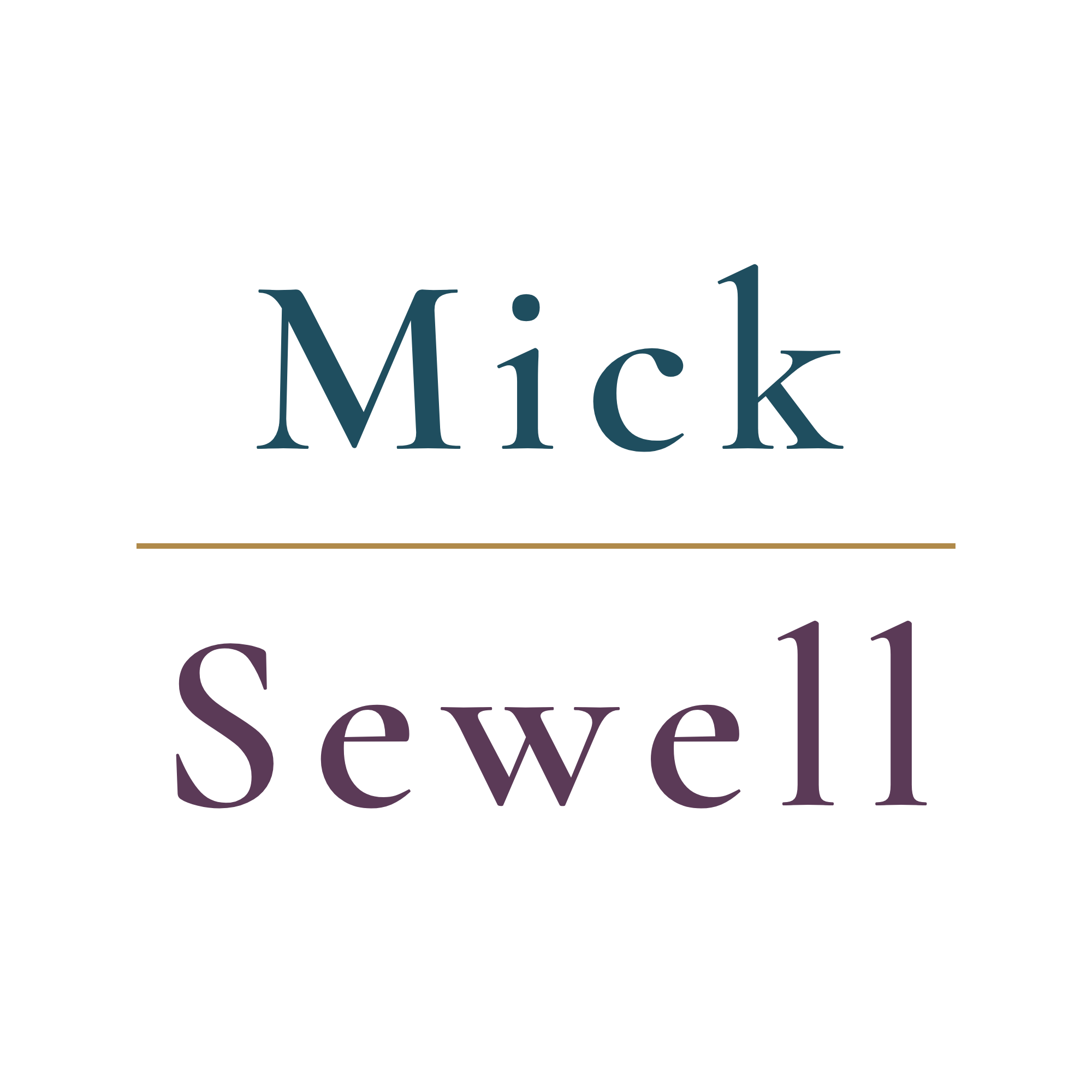Mick Sewell wordmark
